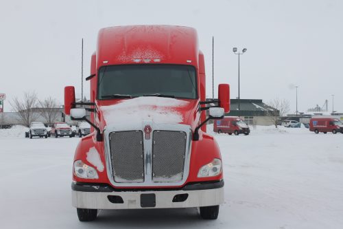 RBX Red Truck in Snow